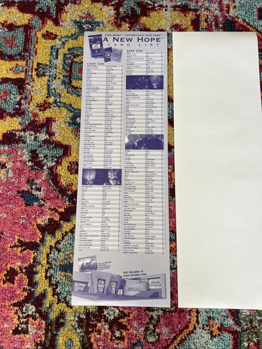 Star Wars CCG Banner Posters-Rolled- A New Hope Promo Poster Set - Picture 7 of 10