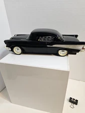Black Telemania 1957 Chevy BelAir Phone Desk Telephone Shop Office Landline