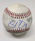 Sandy Leon Signed Autographed Game Used Major League Baseball BRAVES