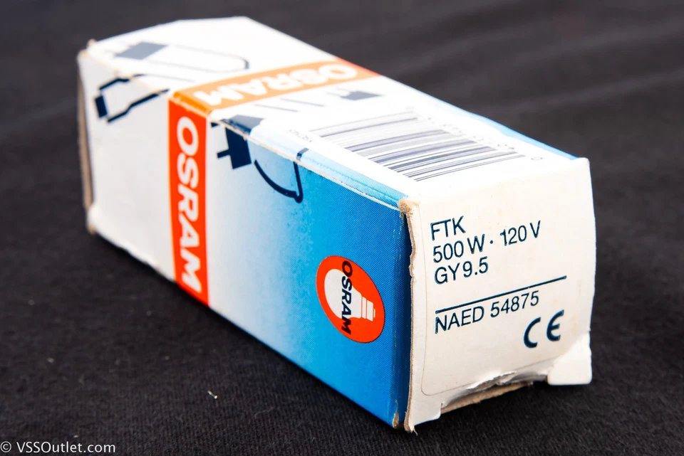 Osram FTK 500W 120V Lamp Bulb for Lowel Omni Light in Box V23 - Image 4 of 4