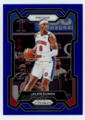 2023-24 Panini Prizm Blue Prizm /199 Jalen Duren #210 1s2h