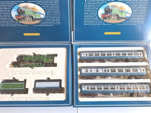 Hornby R098,R089. Flying Scotsman & Carr Set. Ltd Ed. Mint Cond. Boxed. OO Scale