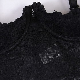 Underwear Open Nipple Sexy Lingerie Intimates Women Lace Half Cup Bra NEW