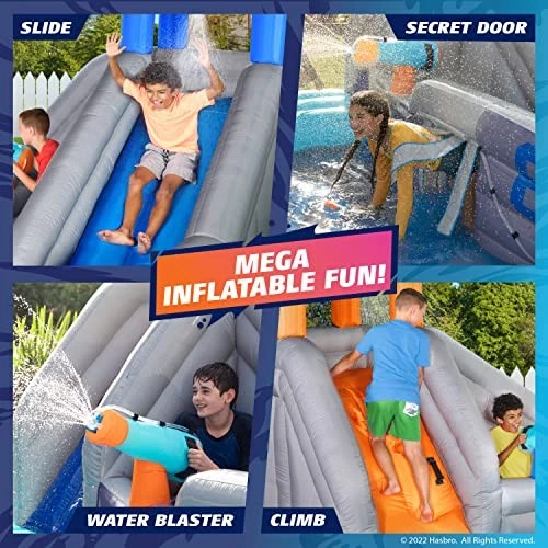 NERF SUPER SOAKER ULTIMATE WATER PARK R7160 Mega rebote inflable - Multi Foto 3 de 4