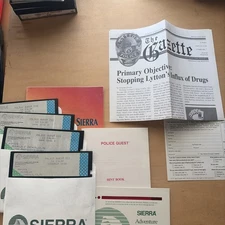 Police Quest III 3: The Kindred (PC, 1991) - MANUAL/INSERTS/BOX ONLY - No Game