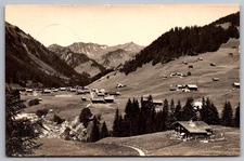 Scenic View Kleinwalsertal Mittelberg Austria Vintage Postcard