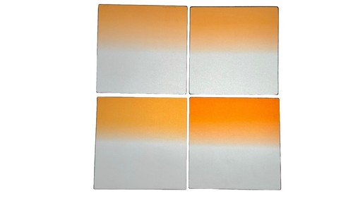 7 Total TIFFEN FILTER 6.6 X 6.6 Coral Soft Edge Grad  #1/2, 1, 2, 4, 5, 6, 8 