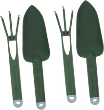 Power Garden and Hand Tools Gardening Tool Set with Small Trowel Sturdy Plastic 