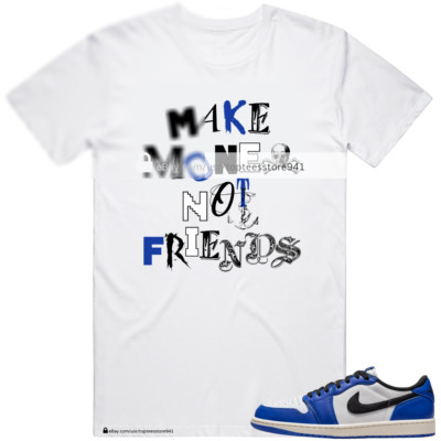 Shirt To Match Air Jordan 1 Retro Low OG Game Royal