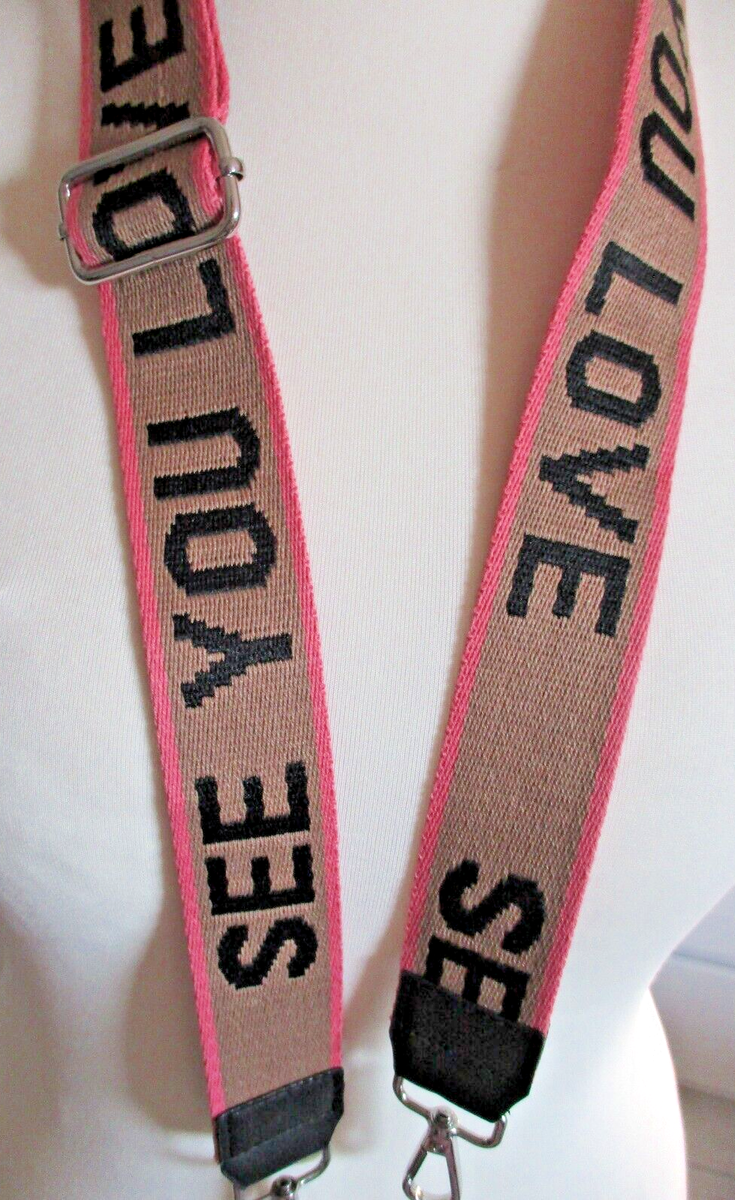 Schultergurt Taschenriemen für Handtasche Schwarz Rosa Grün