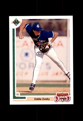 1991 UPPER DECK FINAL EDITION 14F EDDIE ZOSKY BLUE JAYS ROOKIE