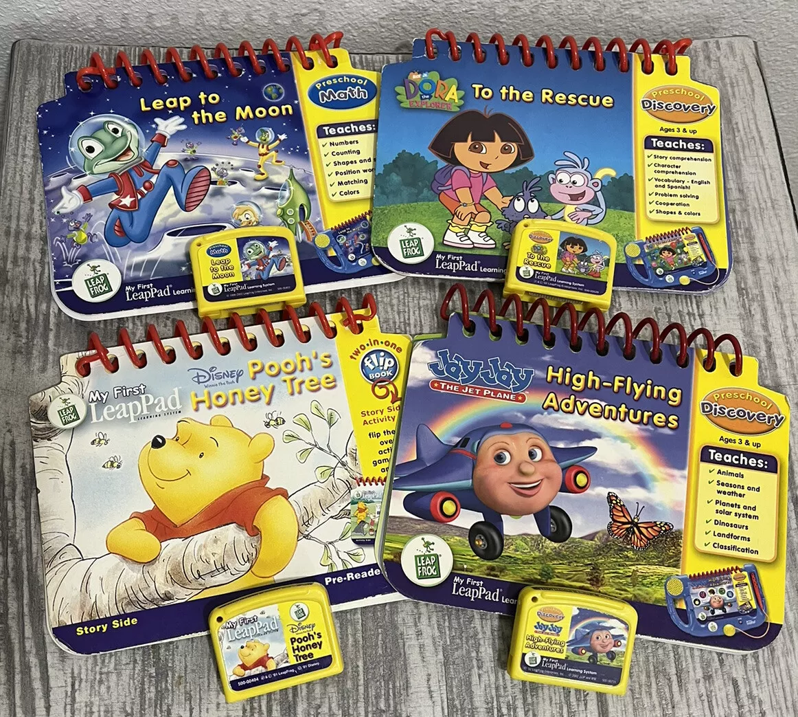 My First LeapPad Learning System Books Cartridges Lot Of 4 Preschool 3