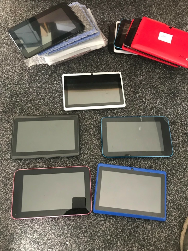 Lot of (5x) 7" Inch Tablets - All Various Defects - Spares or Repair - Image 2 of 4