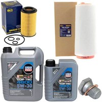 MotoröL Filter Set 5W-30 6 Liter + ÖLablassschraube FüR Bmw 3Er E46 5Er 520D E39