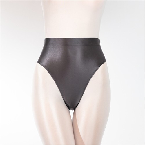 Women Men Silky Shiny Satin Glossy Wet Look Knickers Briefs Underwear Panties U↷ - Picture 21 of 21