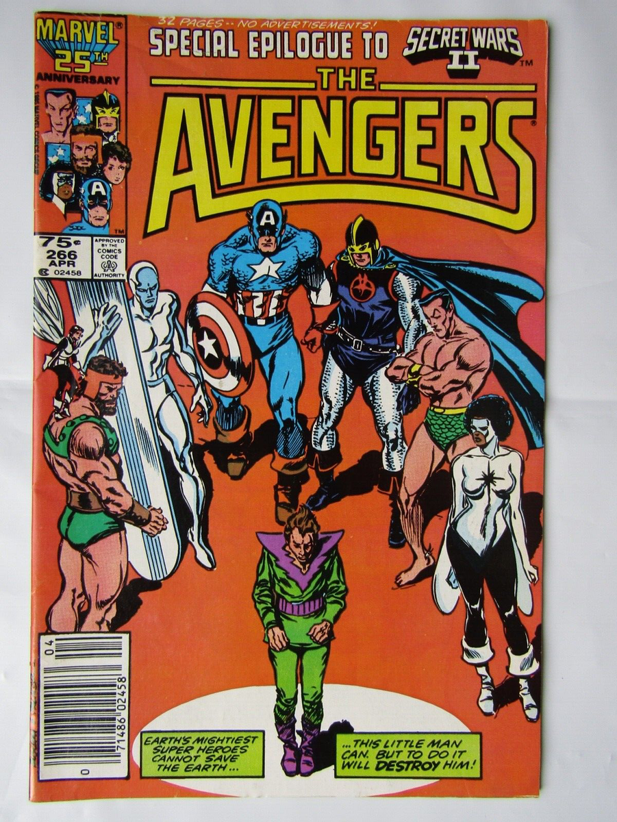 The Avengers Vol 1 #266 April 1986 25th Anniversary Special Marvel