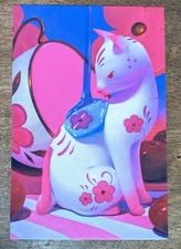 Megan Ellen MacDonald Handbill Cat Art Mini Print Poster Exhibition Showcard