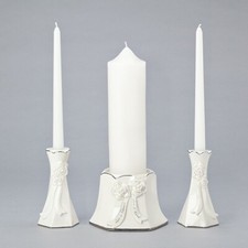 Wedding Unity Candle Holder Set by Roman 13227