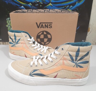 Vans Sk8-hi Reissue ''Positive Vibrations'' 420 Hemp Reggae Rasta Sz 12