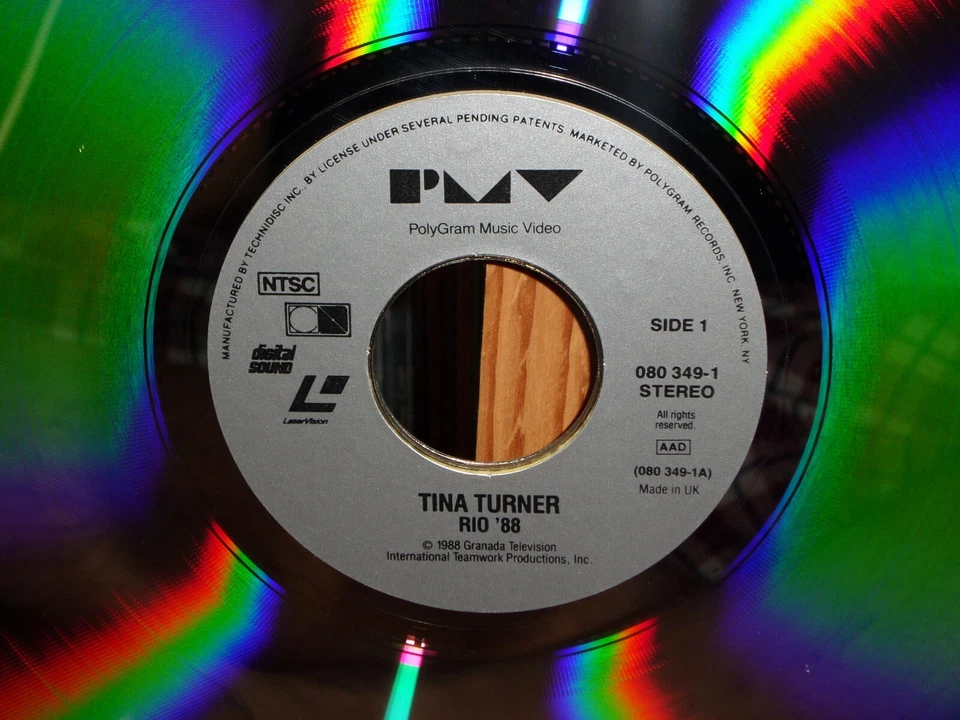 TINA TURNER RIO 88 LIVE IN RIO DEJANEIRO LASERDISC WHAT'S LOVE GOT TO DO WITH IT - Image 4 of 4
