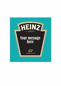 Heinz Baked Beans Etiquette Comestible Glacage Gateau Cupcake Toppers Peut Etre Personnalise Ebay