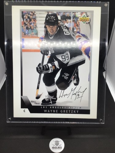 1993/94 UpperDeck Authenticated Wayne Gretzky Auto Jumbo Card 500/500! Last #!!