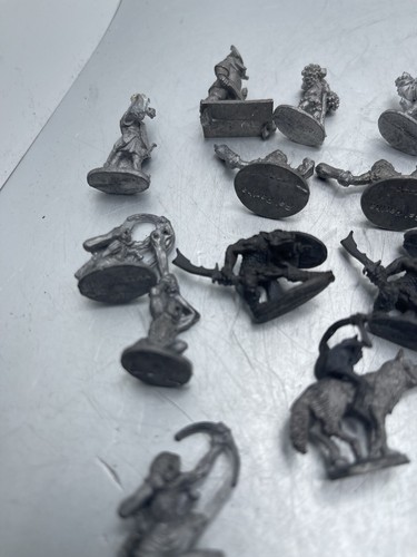 Ral Partha Miniatures D&D Lot Of 16 Vintage Goblins Wolf Riders Swords Figures - Picture 23 of 24