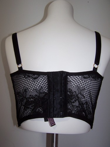 Victoria's Secret Very Sexy Black Coret Bra Size 34DD ****GORGEOUS - Picture 2 of 3