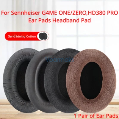 Replacement Ear Pads Headband Pad for Sennheiser G4ME ONE/ZERO,HD380 PRO Headset
