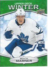 2018 Upper Deck UD Winter MITCH MARNER Hockey #W-11 Green Parallel 40/99