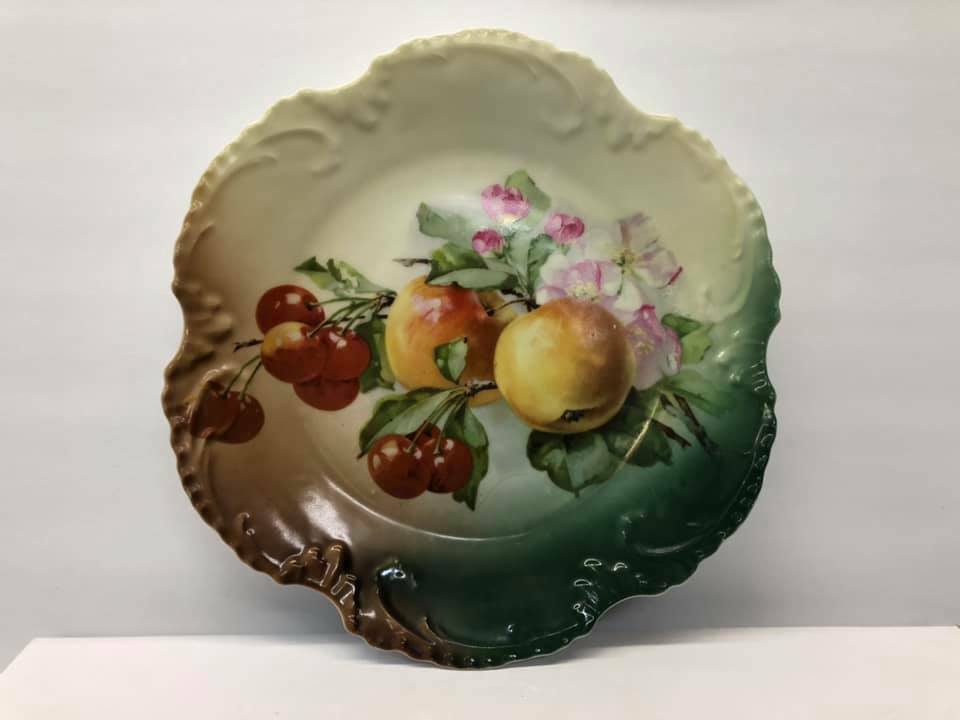 Vintage Marseille Z. S. & Co Bavaria Art Plate 1880-1910 Peaches