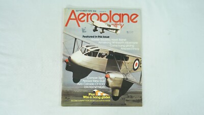 Aeroplane Monthly Magazine September 1978 Hawker Trainer Siddeley Avro W2-21