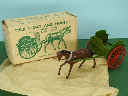 GRAN Bretaña 1933 en caja Nº45F MODELO DE PLOMO CASA GRANJA SERIE LECHE FLOTADOR Y CABALLO - Imagen 2 de 12
