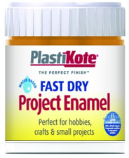 PLASTIKOTE FAST DRY ENAMEL 59ML NEW OPAQUE WATER BASED BRUSH ON PAINT BOTTLES