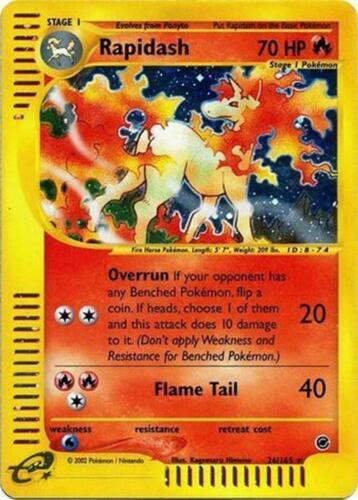 Rapidash - 26/165 - Pokemon Expedition Holo Rare Card NM - Picture 1 of 1
