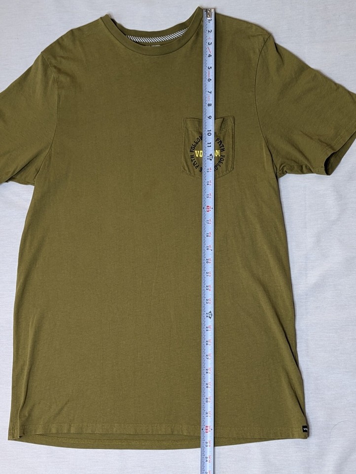 Stone Co. Mens XL Extra Large Cotton Short Sleeve T Shirt Olive