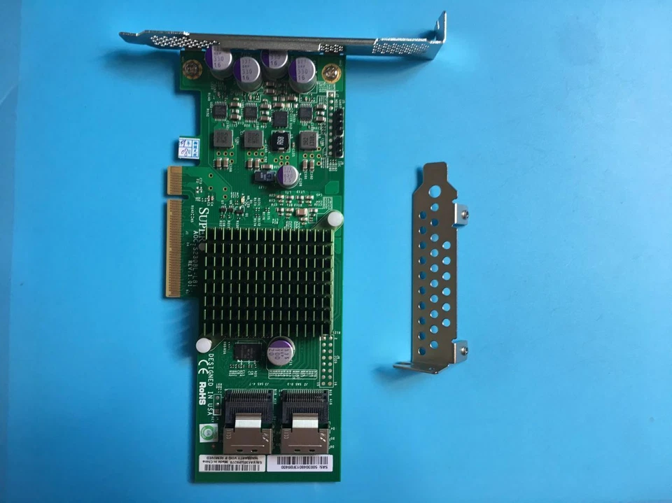 SuperMicro AOC-S2308L-L8i 8 Ports FW:P20 IT Mode PCIe RAID 6Gb/s Controller Card - Image 2 of 4