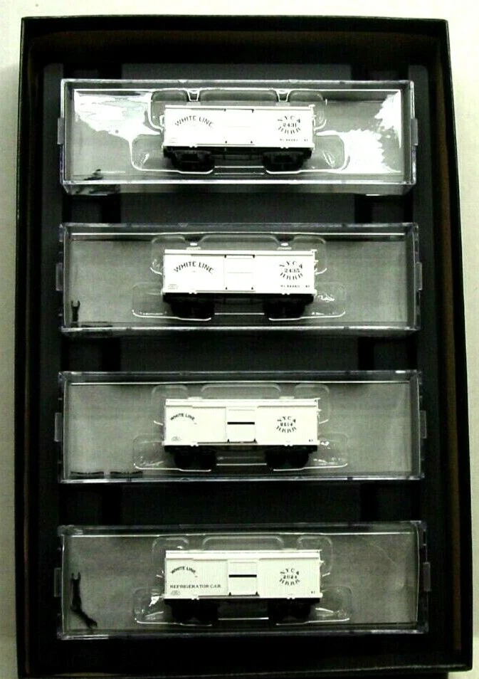 MICRO-TRAINS N SCALE CIVIL WAR ERA 26' BOX CAR RUNNER PAK NYC & HUDSON RIVER - Image 2 of 3