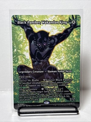 Black Panther, Wakandan King (Non-foil) Marvel Universe Eternal-Legal 0087 M MTG