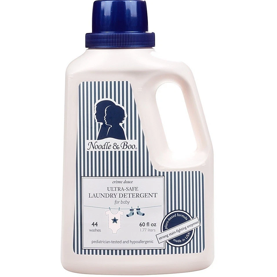 Ultra-Safe Baby Laundry Detergent by Noodle & Boo Plant-based Formula 1.77 Liter