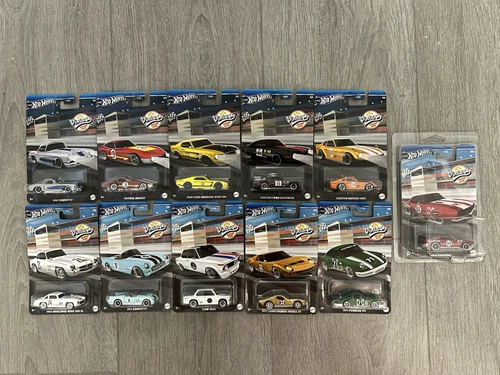 New 2024 Hot Wheels Vintage Racing Club Set Mix 1 & 2 with Red '67 Camaro CHASE