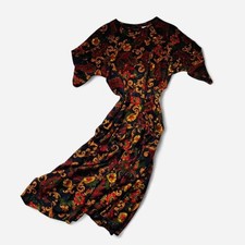 Vintage 90s Paisley Maxi Dress