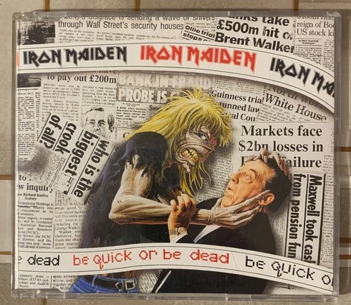 Iron Maiden Be Quick Or Be Dead - Rare CD 4 Titres - 1992 - EMI 204764 2 - UK