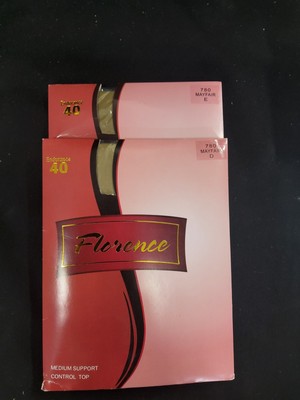 2 Florence Women Tights Endurance 40 Denier Medium Support Control Top Style:780