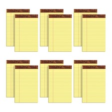 TOPS 5 x 8 Legal Pads, 12 Pack, The Pad Brand, Narrow 5 x 8, Canary