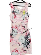 Coast Bodycon Midi Dress UK14 in Multi