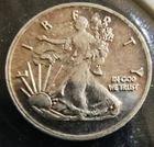 1 Gram .999 Fine Silver Round - Walking Liberty Bullion - Fractional Silver!