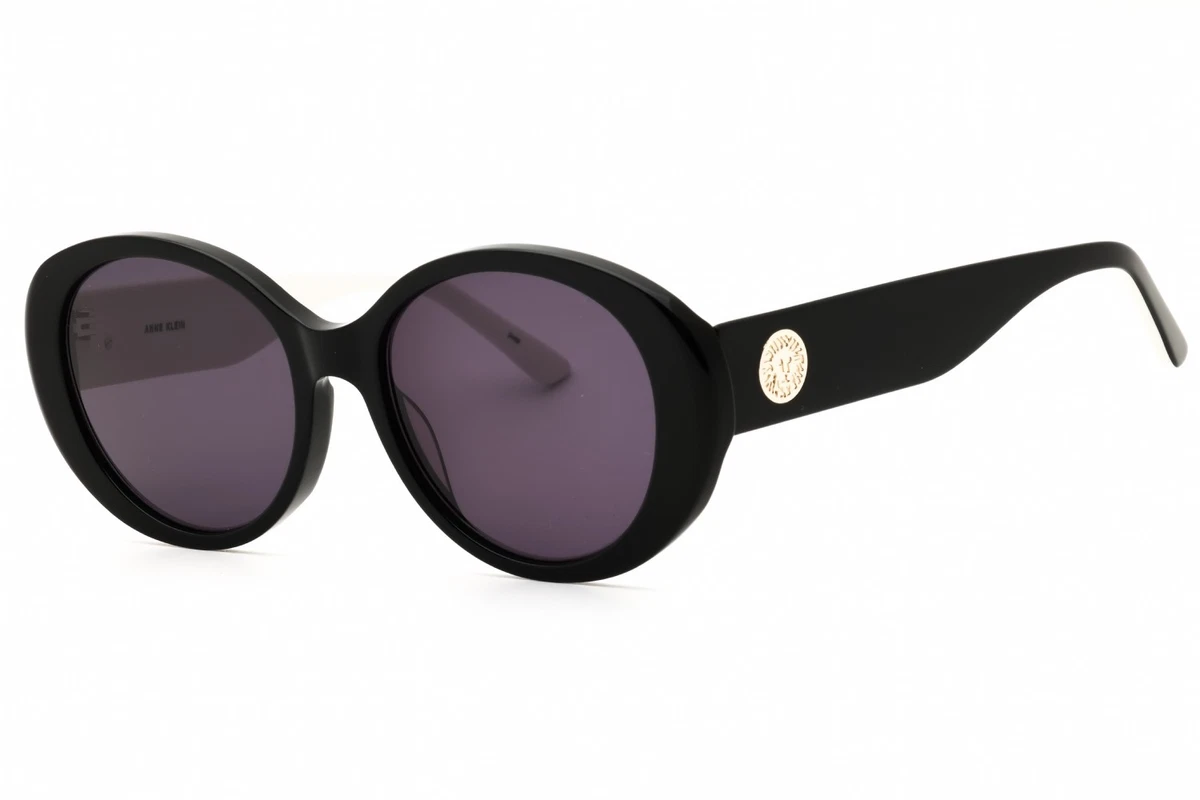Anne Klein Sunglasses AK7085 310 OLIVE CRYSTAL Cat Eye Frames with Purple Lenses Anne Klein Anne Klein Sunglasses Cat Eye Grey Animal  main image 3