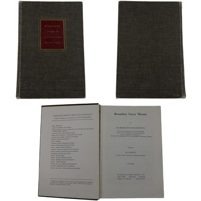 Boundary Layer Theory Schlichting 4th Ed McGraw-Hill HC Engineering