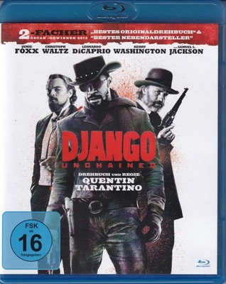 Django Unchained Blu-ray Quentin Tarantino Christoph Waltz Jamie Foxx Sehr Gut